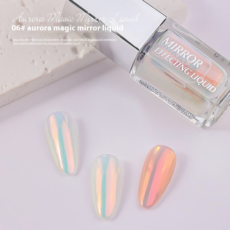 Moonlight Chrome Nail Powder – Liquid Mirror Finish