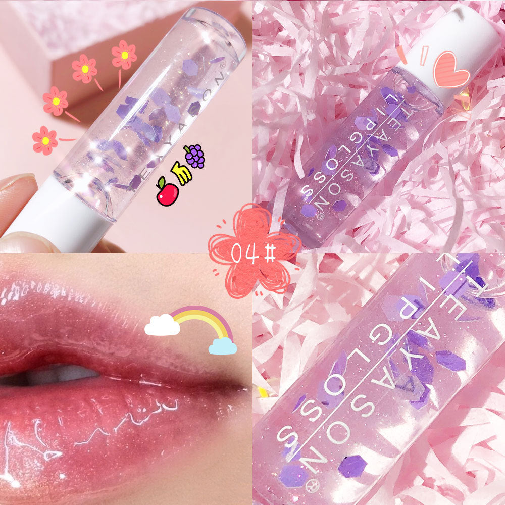 CrystalShine – Feuchtigkeitsspendender Perlglanz-Lipgloss