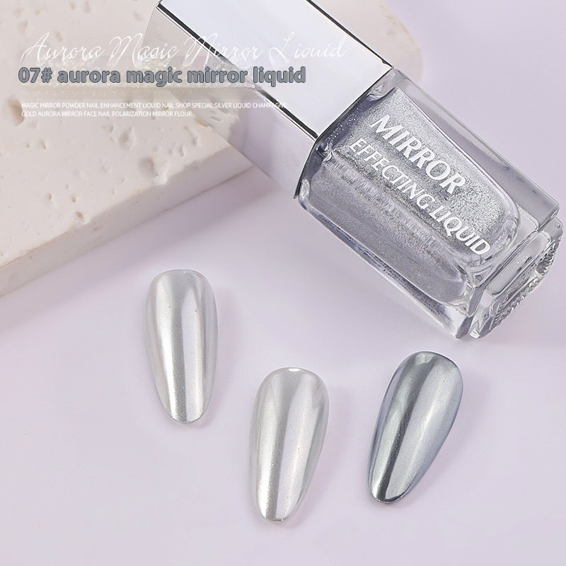 Moonlight Chrome Nail Powder – Liquid Mirror Finish
