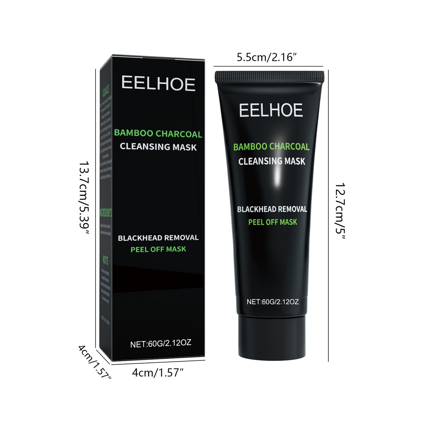 EELHOE Blackhead Remover – Aktivkohle-Maske für reine Poren