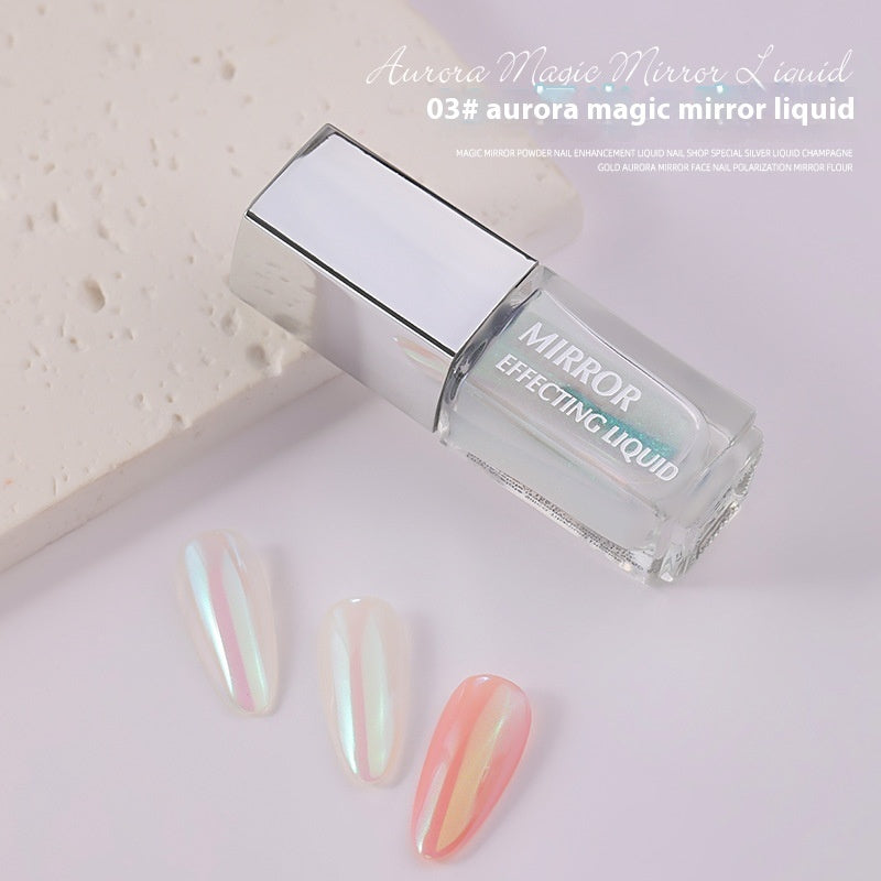Moonlight Chrome Nail Powder – Liquid Mirror Finish