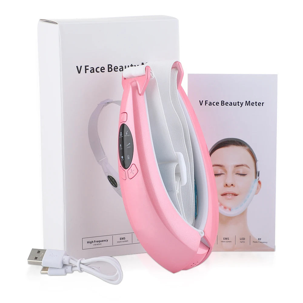 V-Lift Pro – LED Lifting-Massager für Gesicht & Doppelkinn