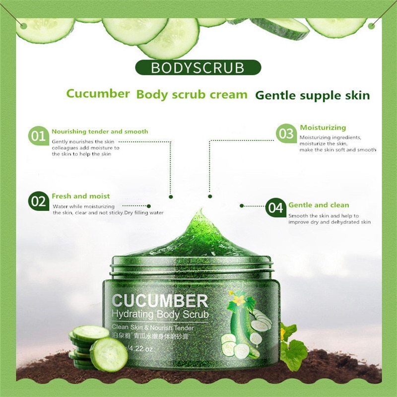 Cucumber Whitening Facial Scrub – Peeling & Pflege für strahlende Haut