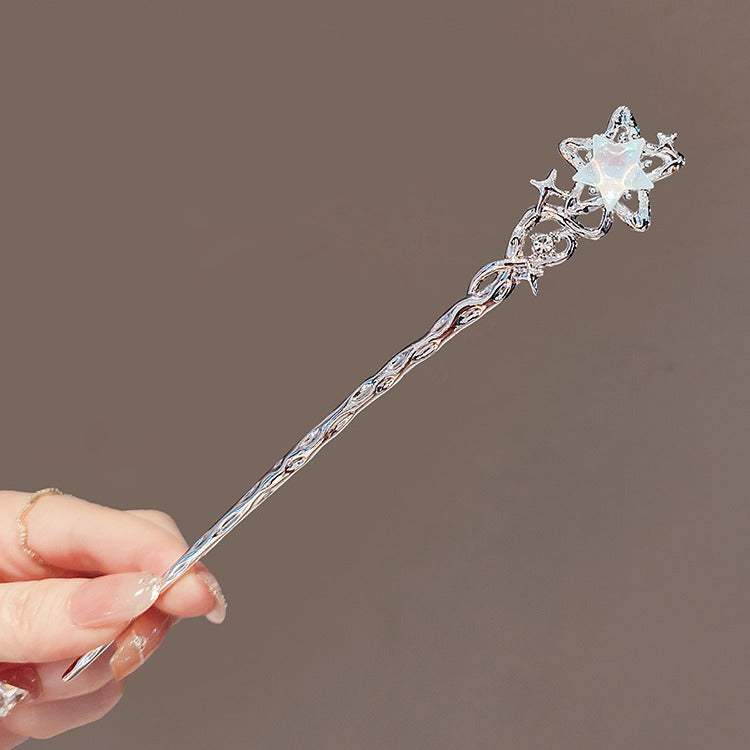 Elegant Moonstone Hairpin 🌙✨ – Women’s Updo Accessory