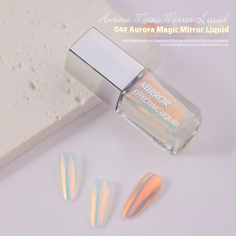 Moonlight Chrome Nail Powder – Liquid Mirror Finish